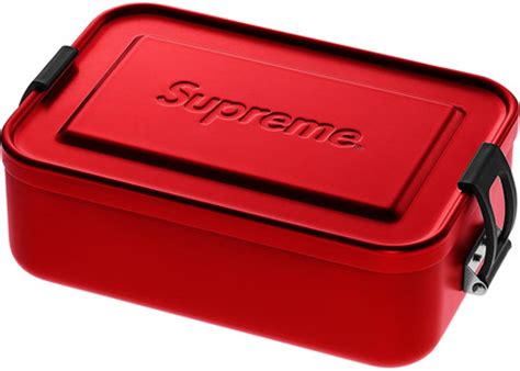 supreme small metal box|Supreme x SIGG Small Metal Storage Box .